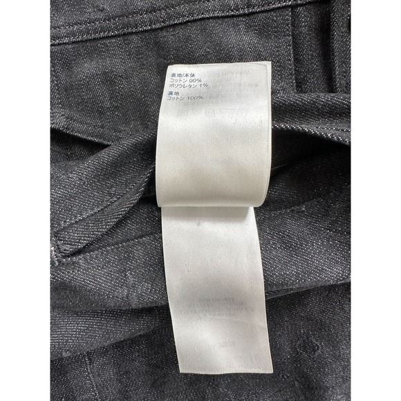 Louis Vuitton Black DNA Monogram Denim Jacket - Picture 8 of 9